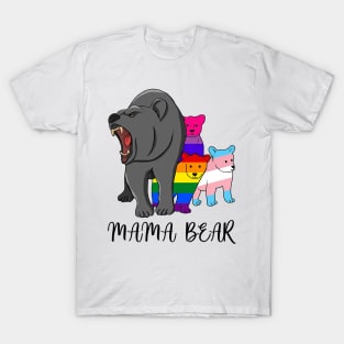 Proud Mom No Matter What LGBTQ LGBT Mom Pride Mama Bear T-Shirt